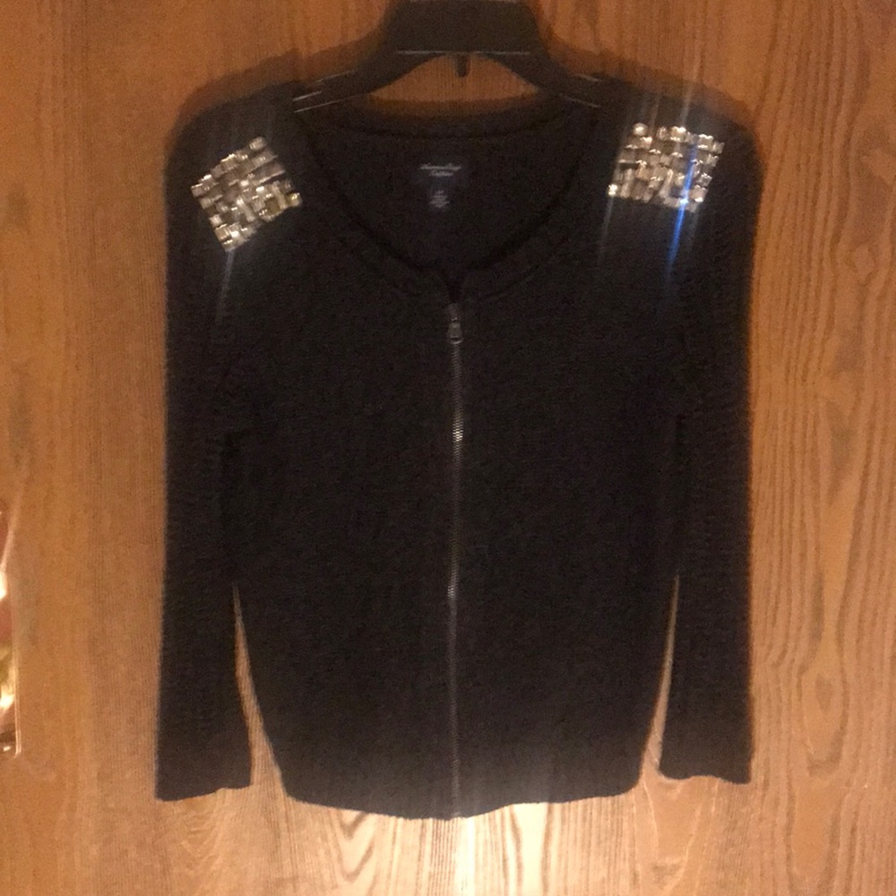 zip up sweater from american eagle